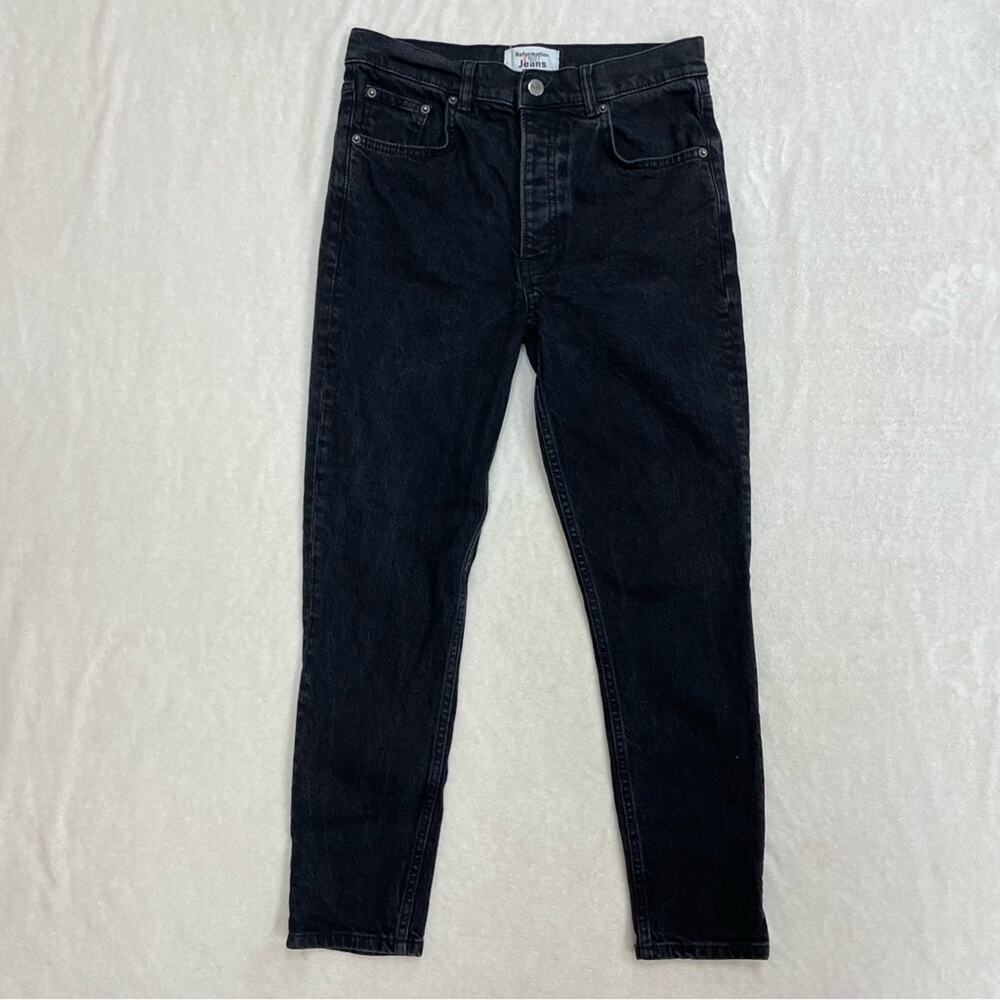 Reformation Black High Waist Skinny Jeans Size 29